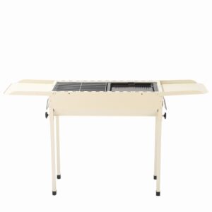 Porodo Lifestyle Camping Portable Charcoal Grill/Carbon Oven - White