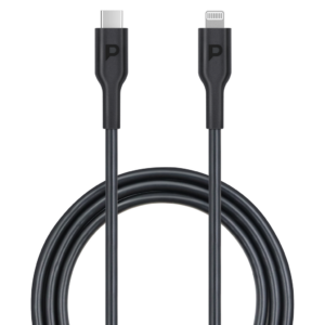 Powerology Type-C to Lightning Cable 1.2M PD 20W - Black - PWCTL1M-BK