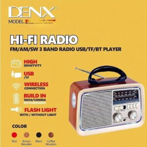 Denx E BAND RADIO USB/TF/BT PLAYER