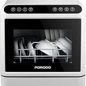 Porodo lifestyle counter-top dishwasher- white/PD- LFST046-WH