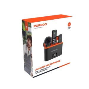 PORODO LAVALIER DOUBLE MICROPHONE