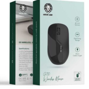 Green Lion G730 Wireless Mouse - Black
