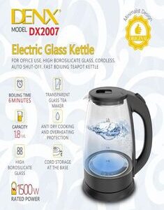 DENX Electric glass kettle