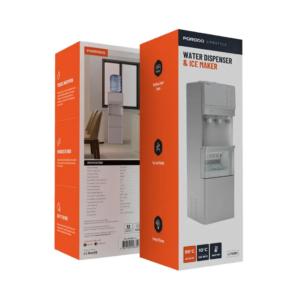 Porodo Lifestyle Water Dispenser and Ice Maker - Silver